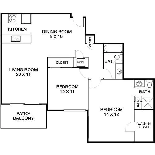 Villas of Pasadena - Lilac Premier Floor Plan