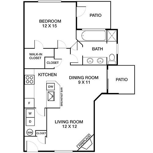 Township - Bristlecone Apartment Floor Plan
