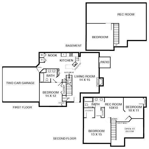 Township - Aspen Townhome Floor Plan