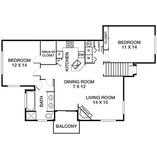 Township - Adler Apartment Floor Plan
