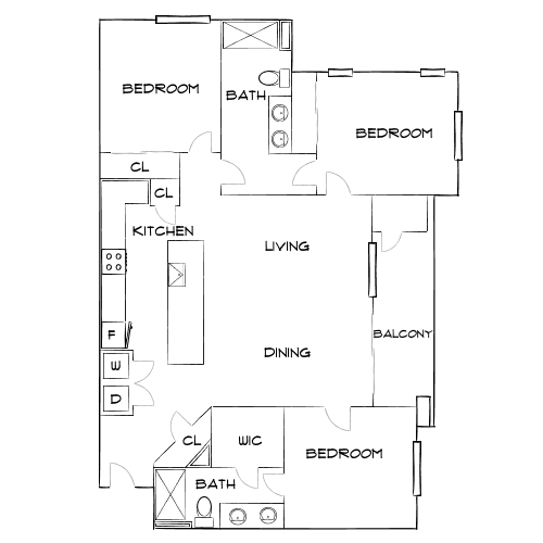 Design 3B floor plan