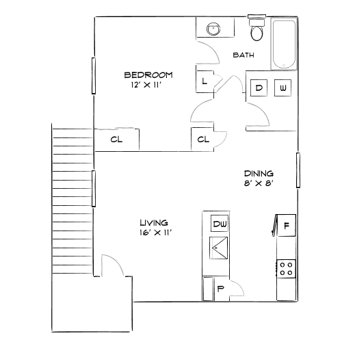 Design 1A Carriage Home floor plan
