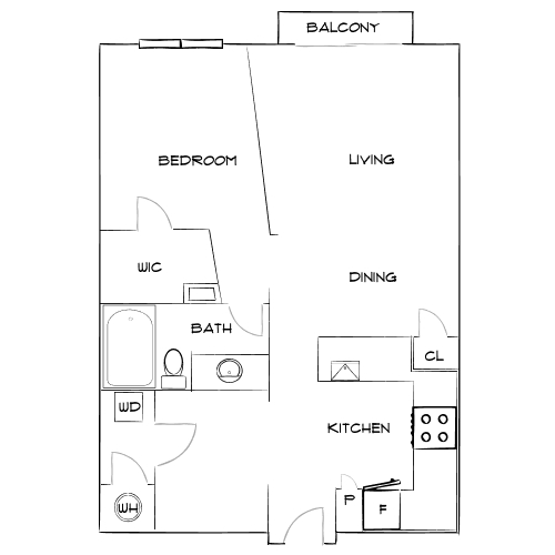Design 1C floor plan