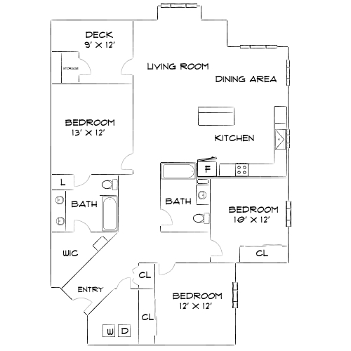 Design 3A floor plan