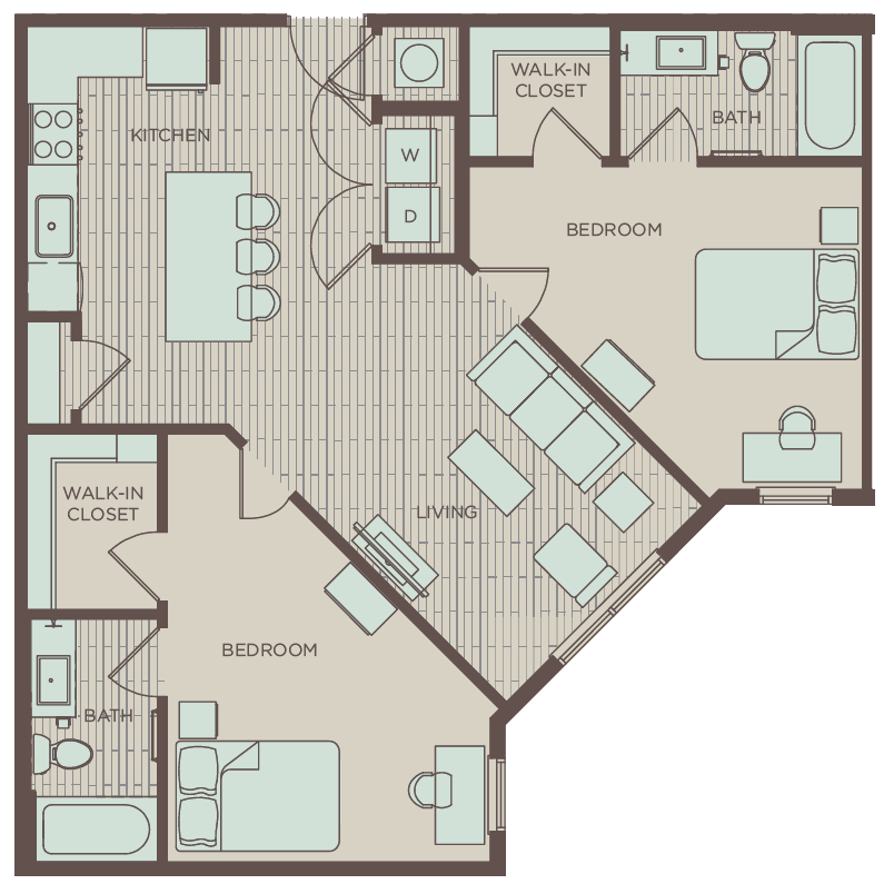 B5 - D - Courtyard & Top Floor