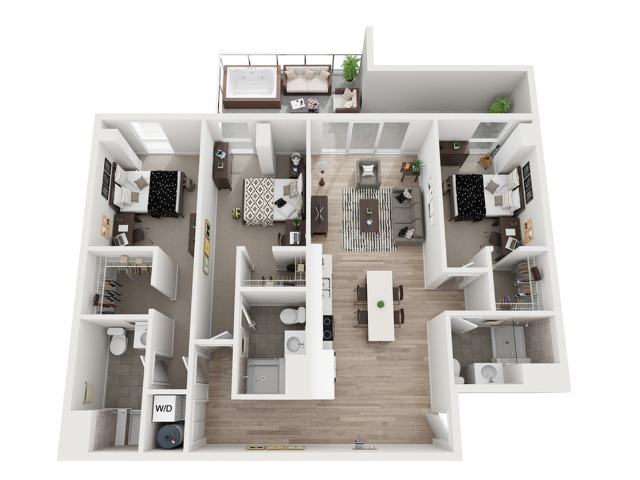 3 Bedroom Floor Plan