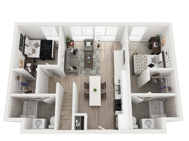 4 Bedroom Floor Plan - 1st Floor