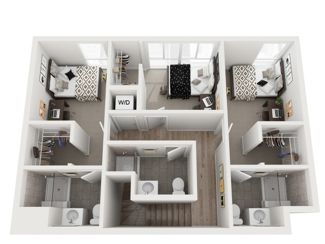 5 Bedroom Floor Plan - 2nd Floor