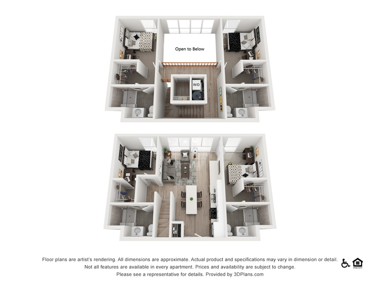 4 Bedroom Floor Plan
