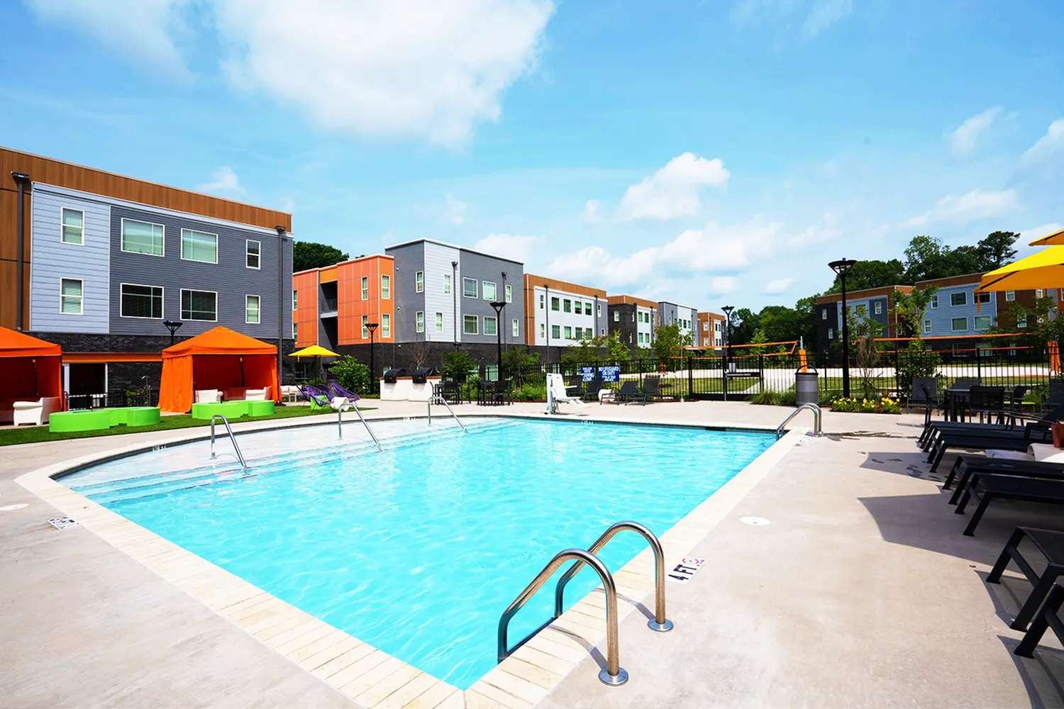 Image of Resort-Style Pool with Hot Tub for Grandmarc Clemson