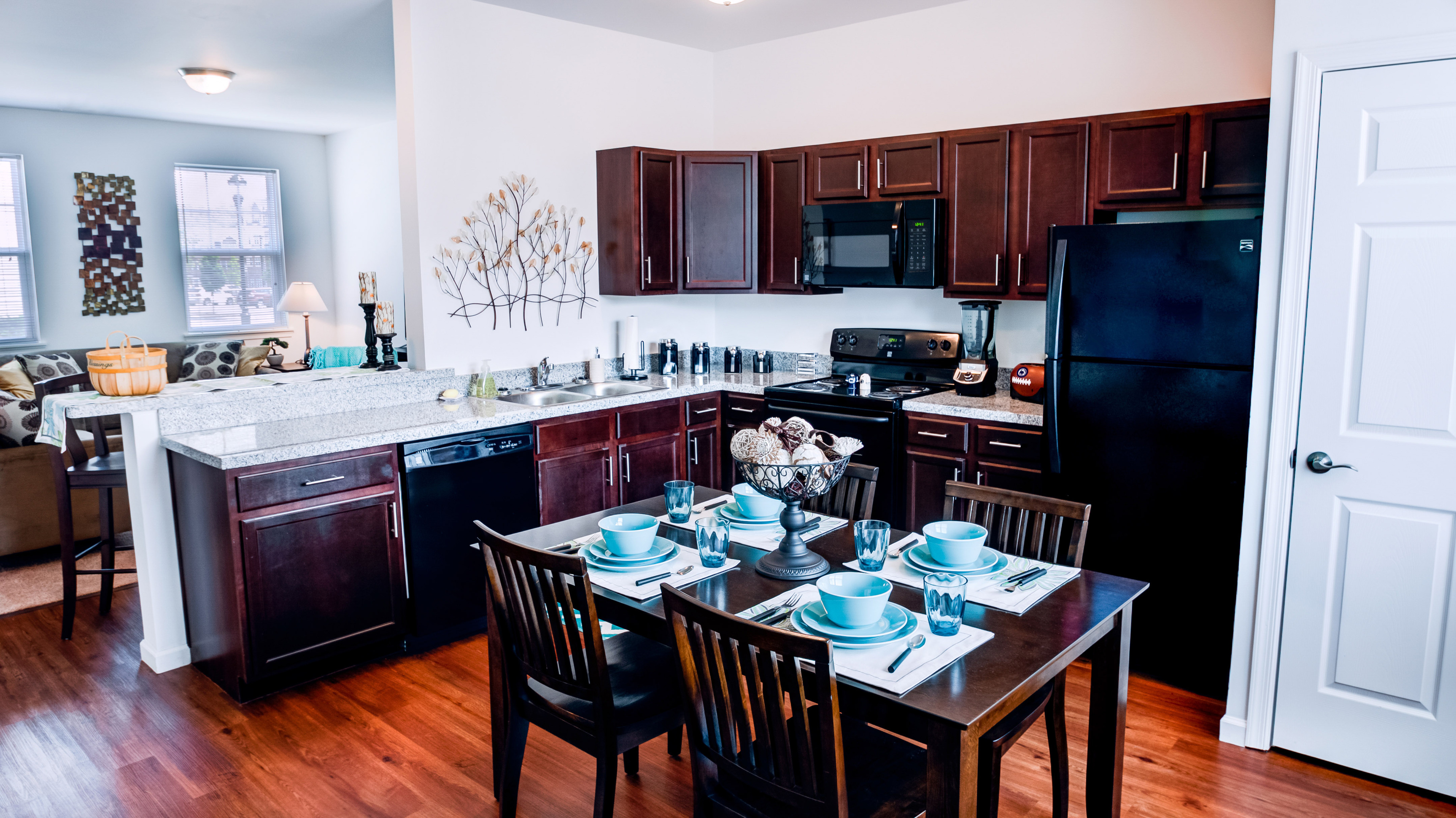 Image of Fully Equipped Modern Kitchens with Breakfast Bar for The Heights at State College
