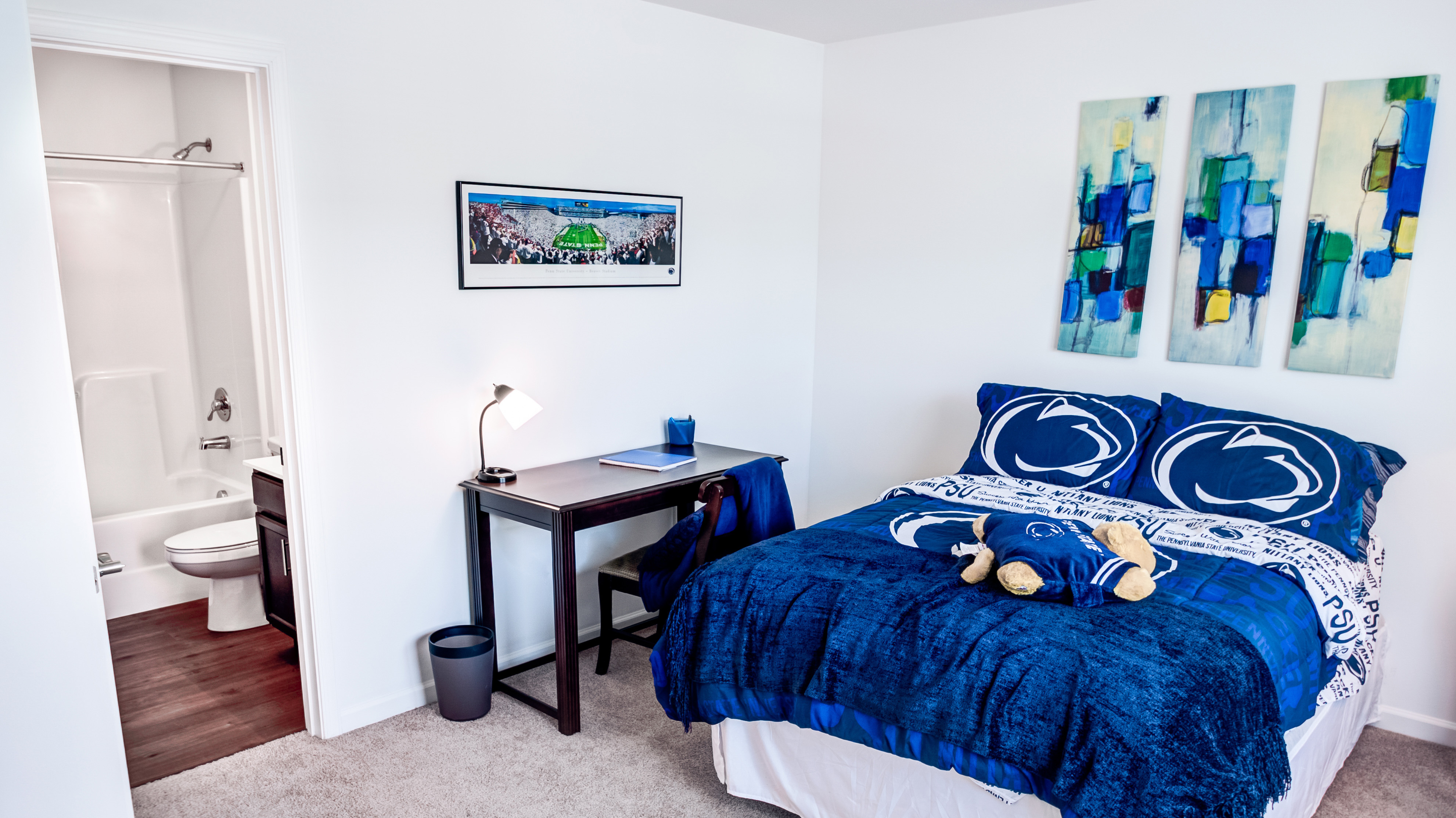 Image of Individual and Locking Bedrooms and Bathrooms for The Heights at State College