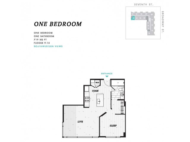 One Bedroom at Seven at Broadway
