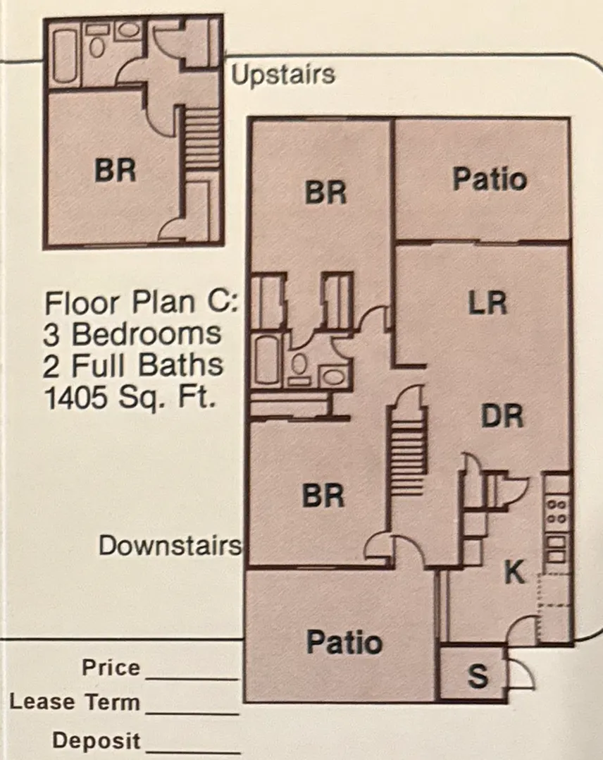 The Glen Townhomes - Floor Plan C