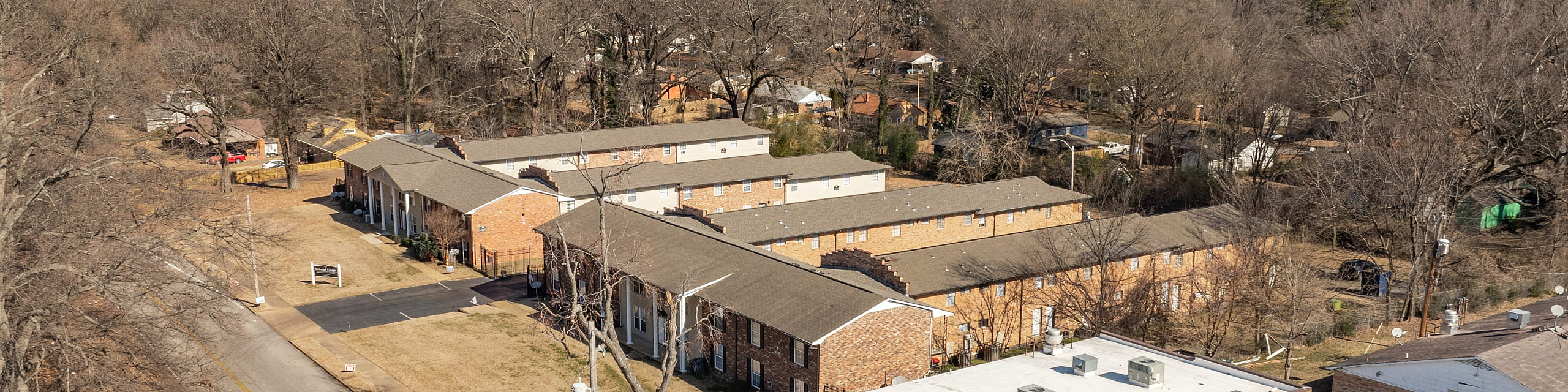 Colonial Village Apartments - Aerial View