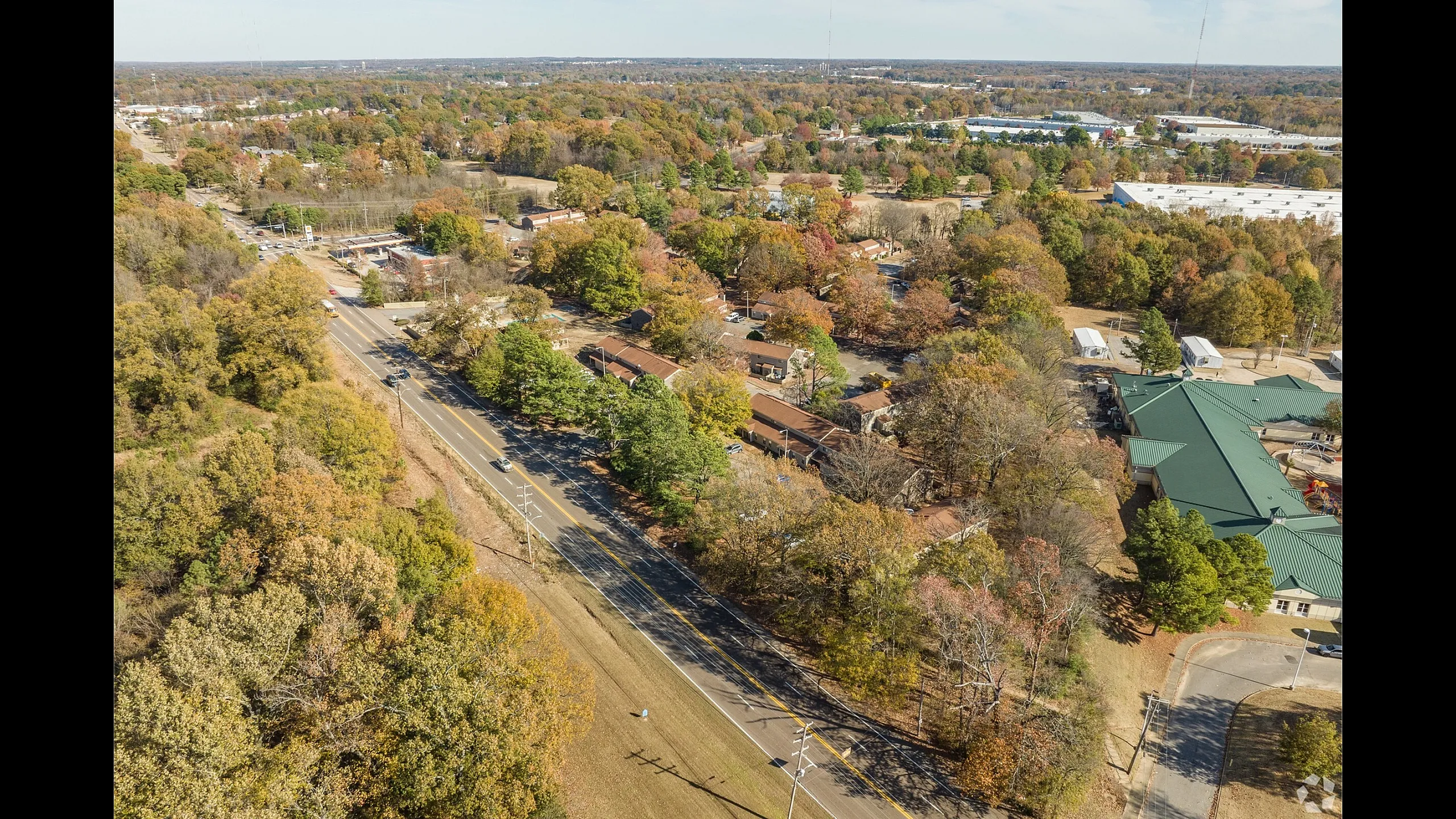 The Glen Townhomes - Aerial View