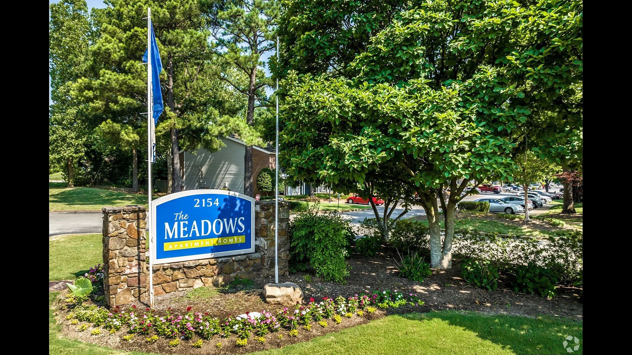 The Meadows Apartments - Entrance Sign