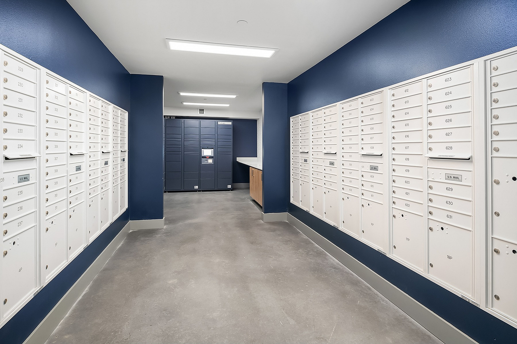 Mail Room and Package Hub