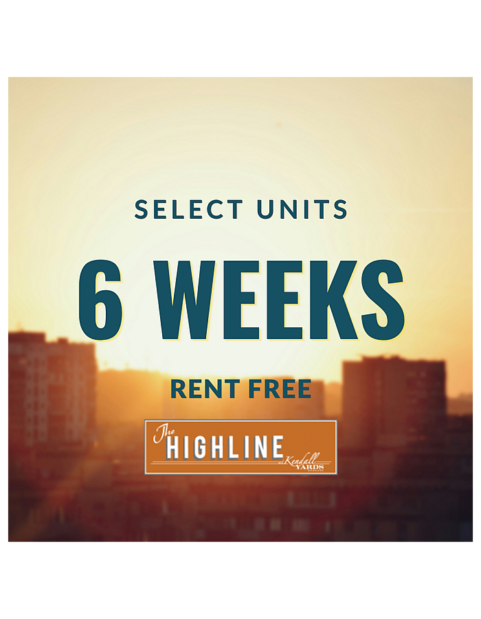 Receive up to 6 weeks rent free on select units! Call for more details.