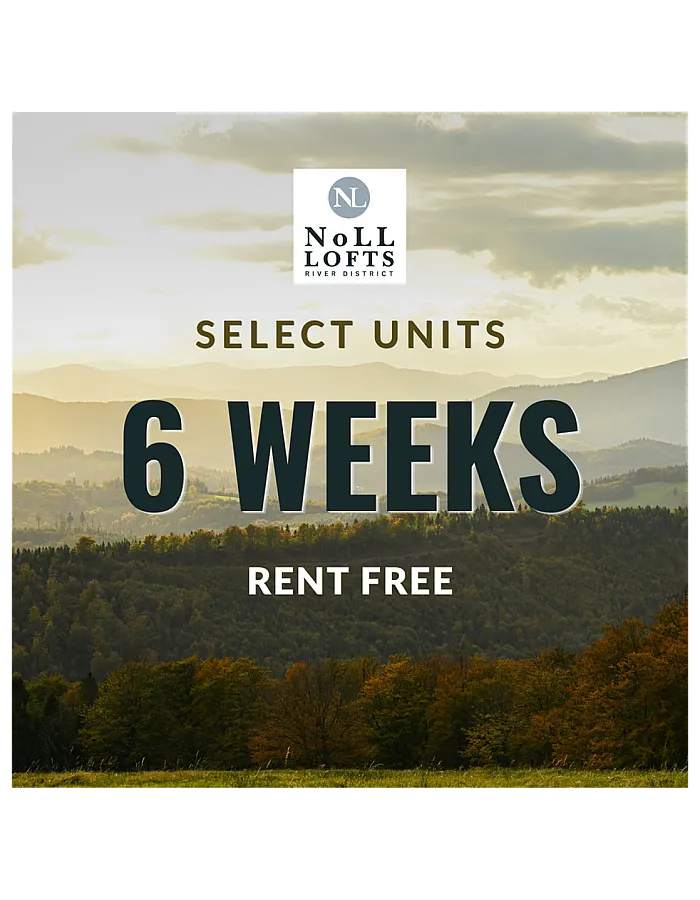 Receive up to 6 weeks rent free on select units. Call for more information.