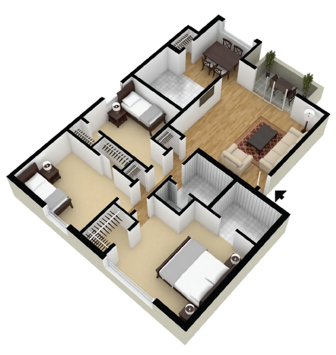 3x2 Floorplan