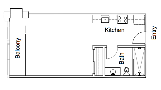 Studio floor plan
