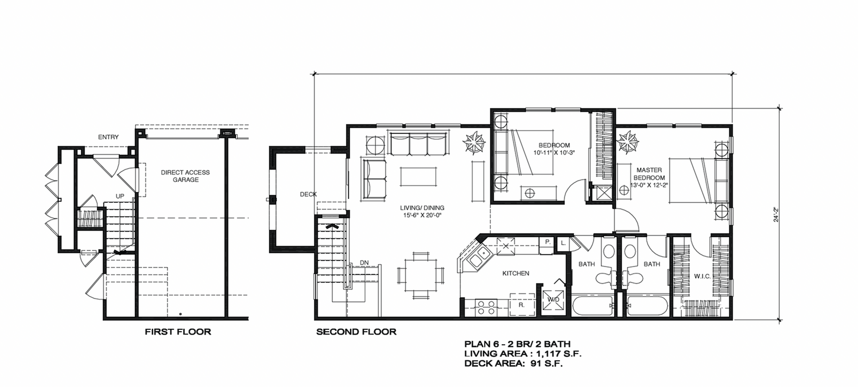 Two Bedroom Floorplan