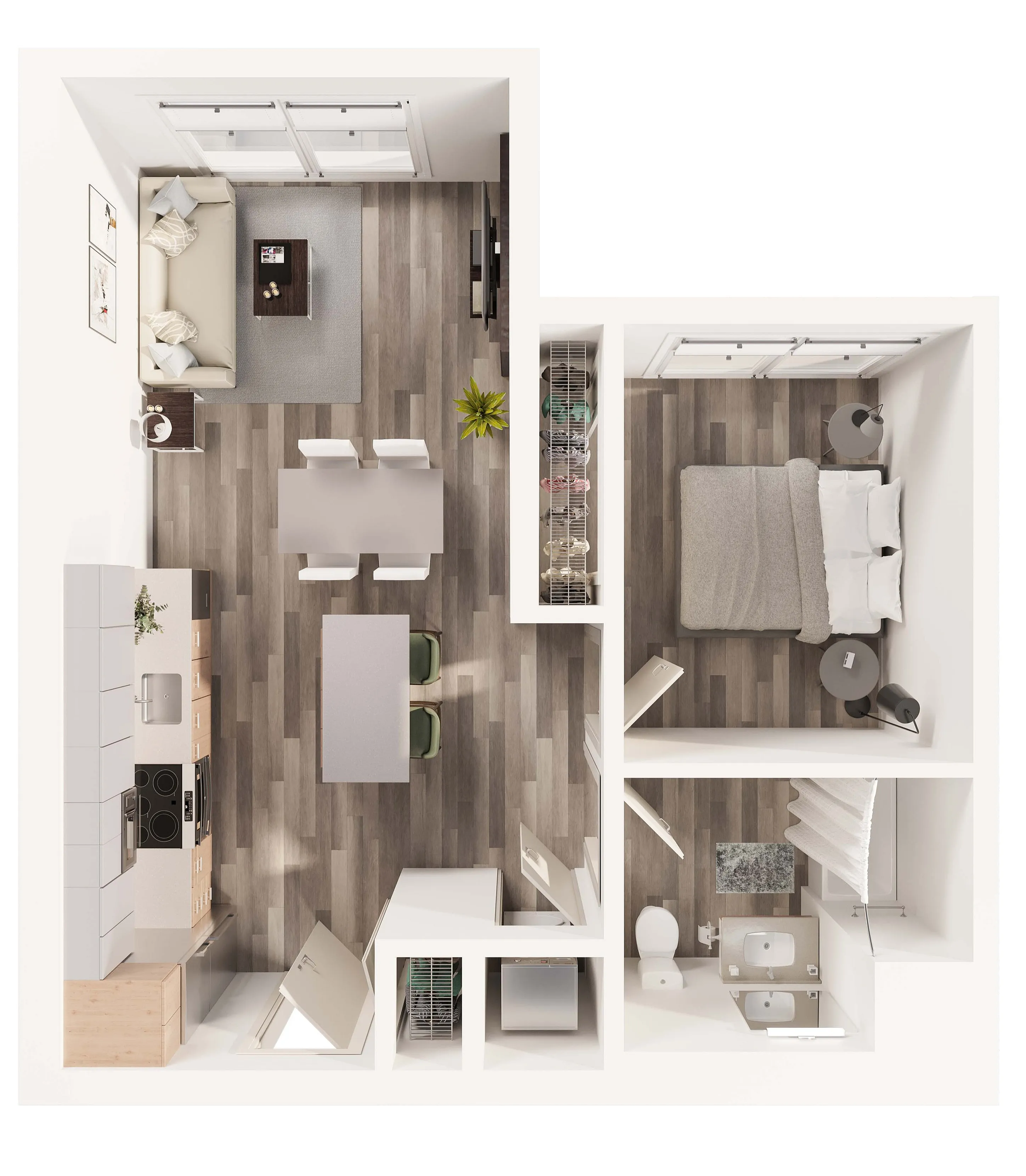 One Bedroom B1
