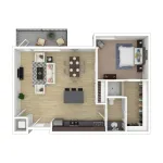 1F Floorplan 3D