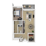 1H Floorplan 3D