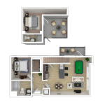 2F Floorplan 3D
