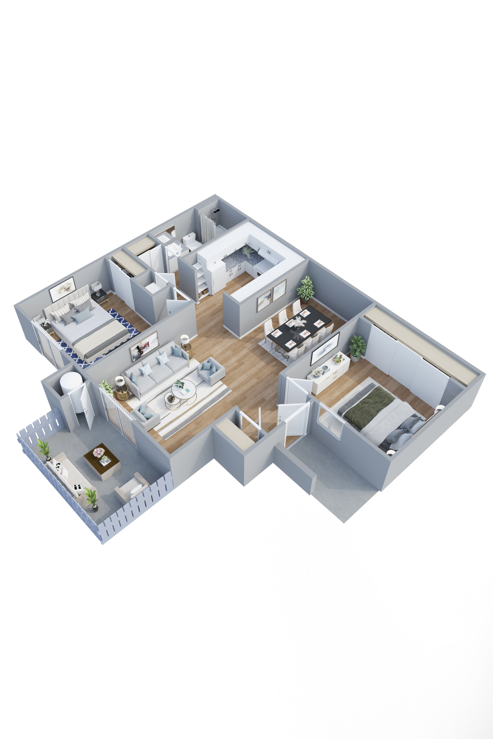 856 s.f. floor plan