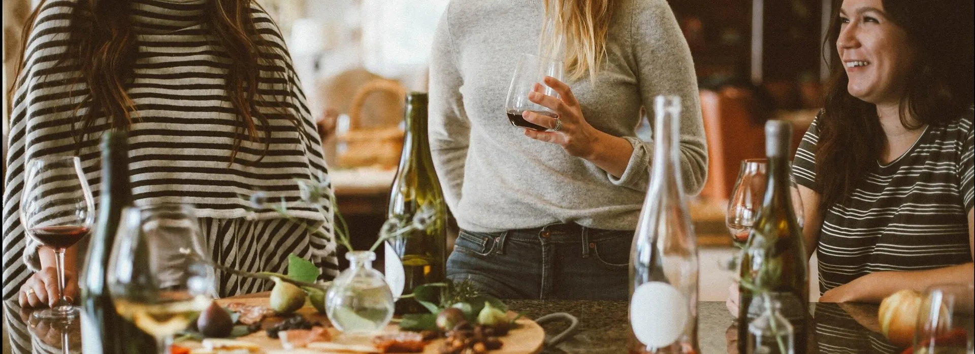 Friends having appetizers