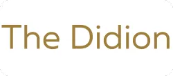 The Didion logo in gold font