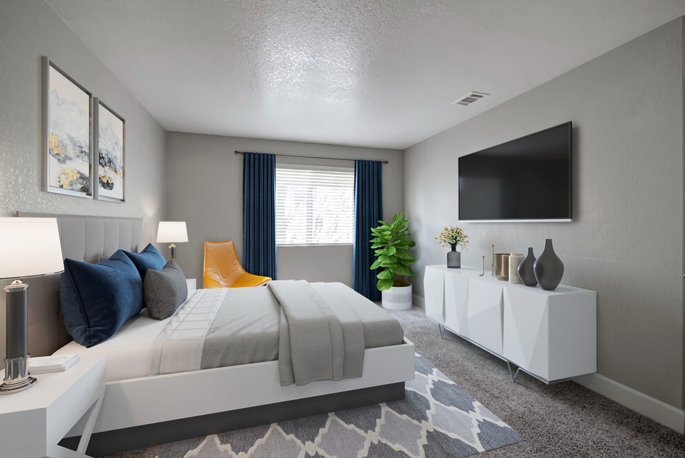 Staged Bedroom
