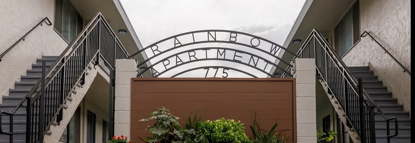 Exterior photo with property sign