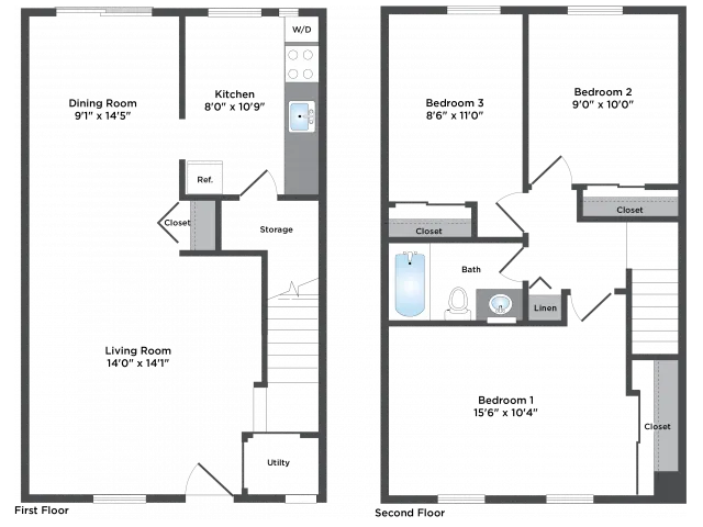 3 bed 1 Bath