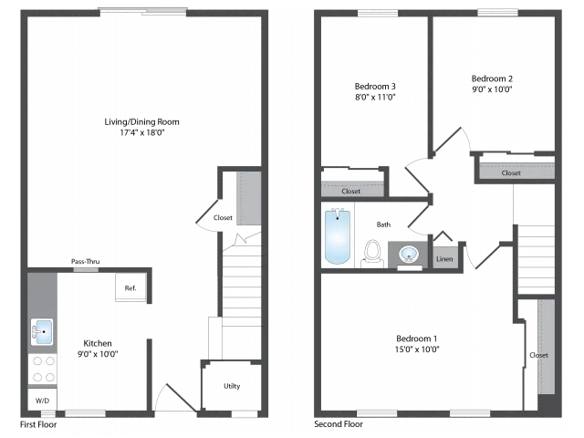 3 bed 1 Bath