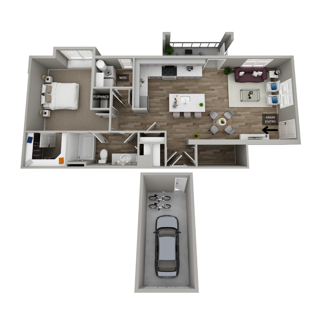 Percheron Lower Floor Plan