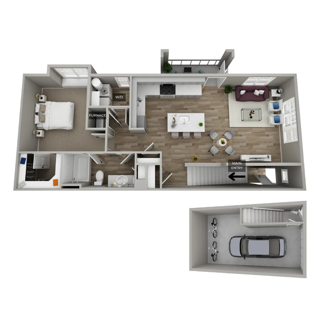 Percheron Upper Floor Plan