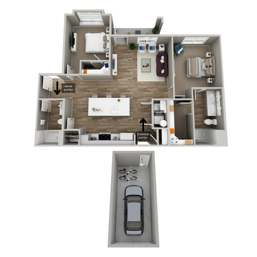 Kinsey Lower Floor Plan
