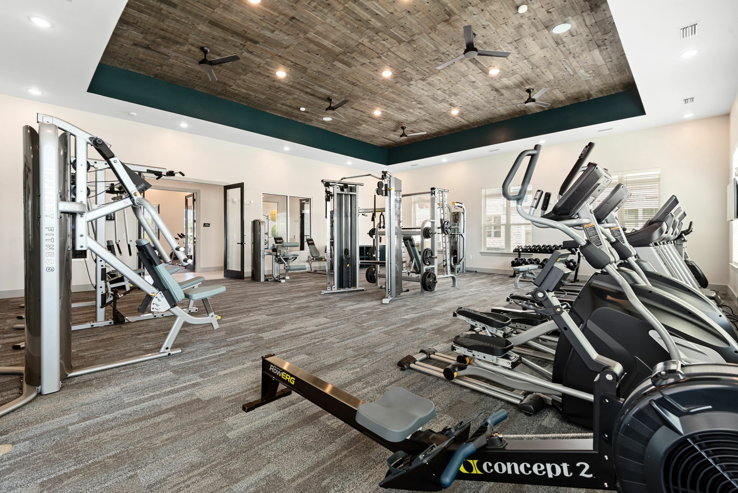Fitness Center with Full-circuit Workout Equipment