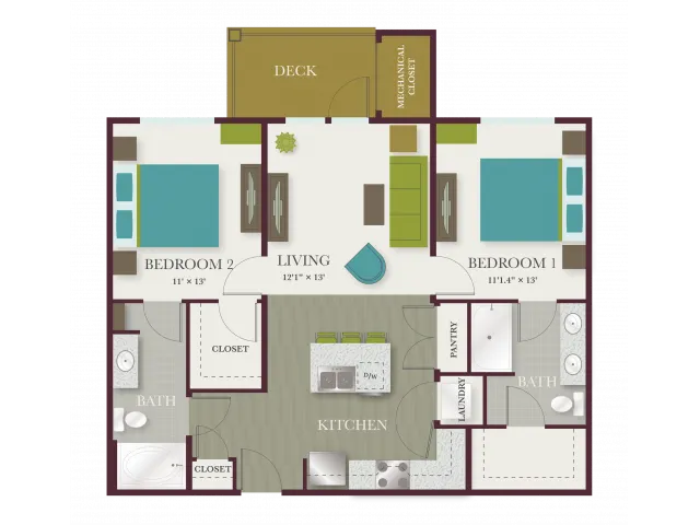 1 - 3 Bed Apartments - Check Availability | Cambridge Square Apartments