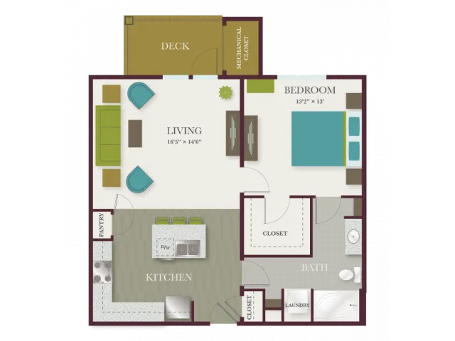 1 - 3 Bed Apartments - Check Availability | Cambridge Square Apartments