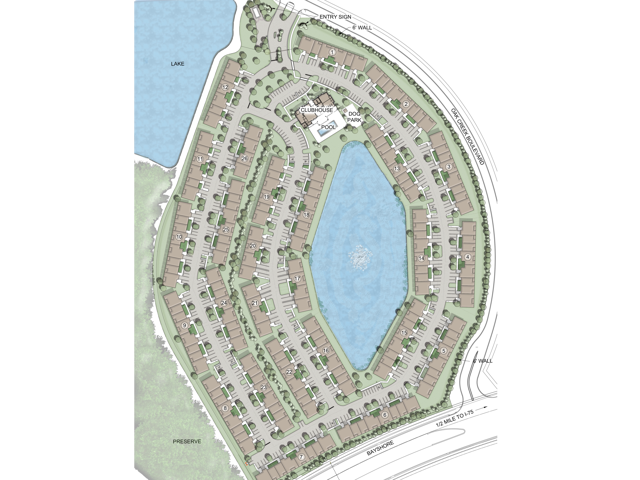 Map of Seneca at Oak Creek