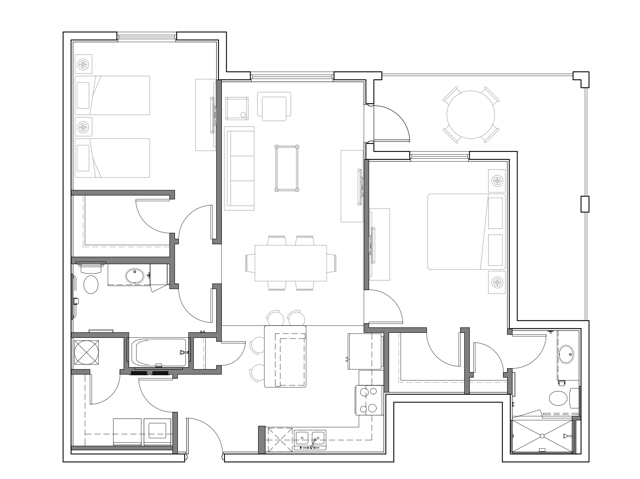 Sangria floor plan