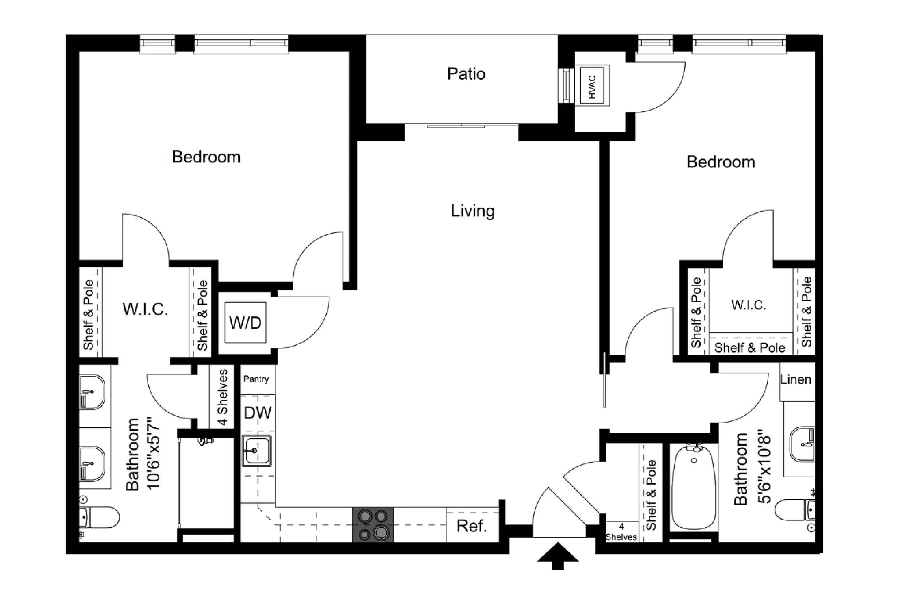 Floor Plan D4 | Forte at 84 South | Apartments in Greenfield, WI