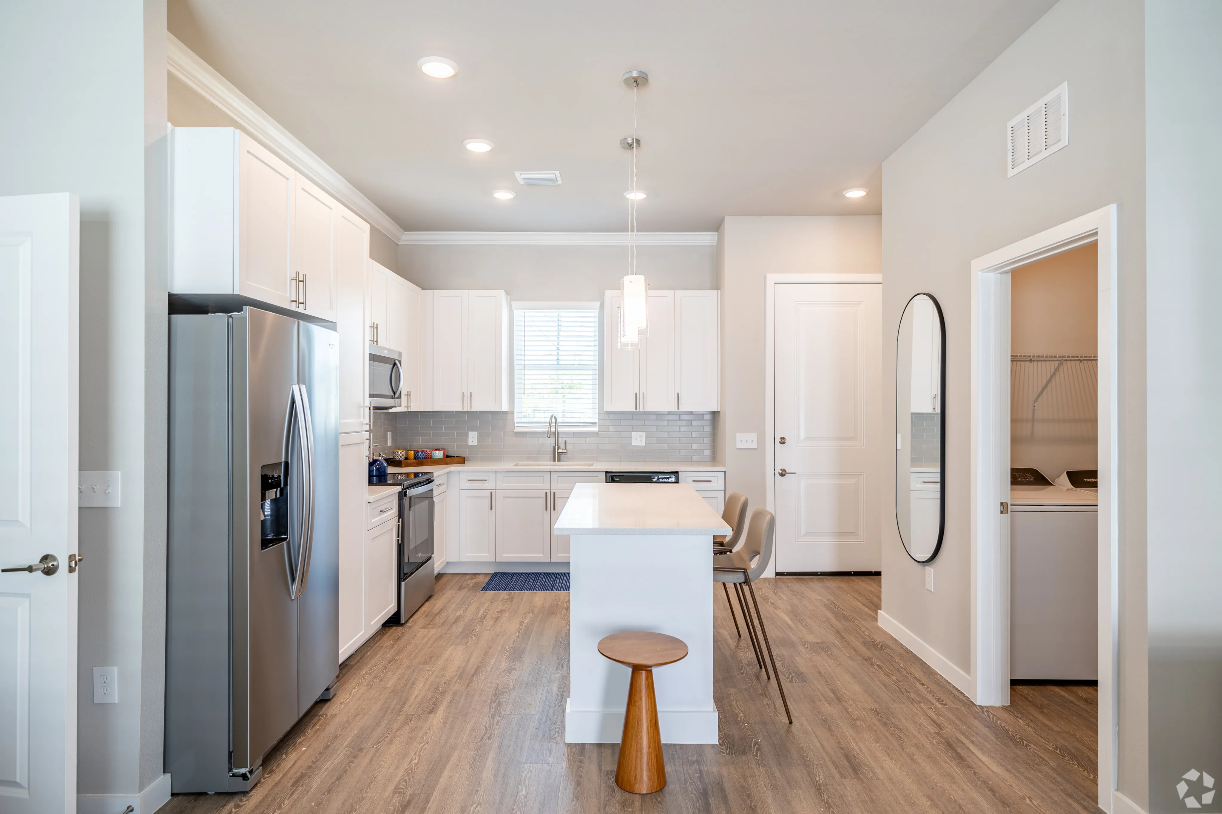 Wood cabinetry – kitchens and bath areas
