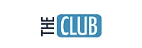 Logo of The Club featuring bold blue typography.