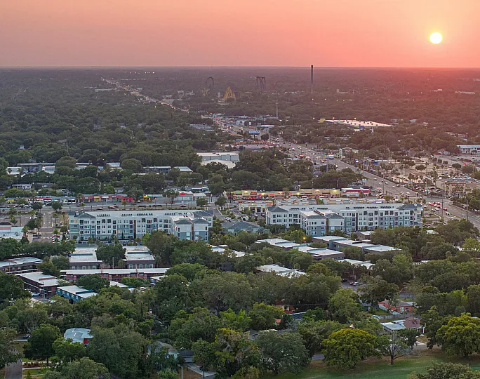 aerial view